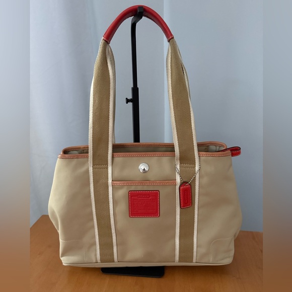 Coach Handbags - Coach Hampton Nylon Weekend Tote